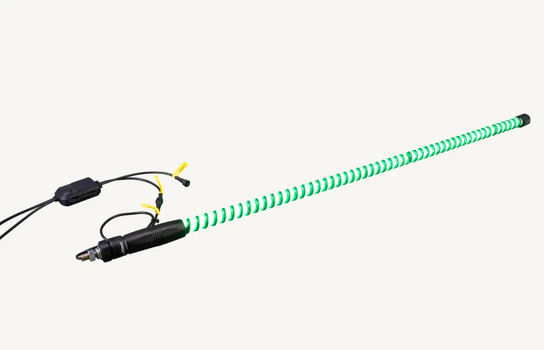 RSCW410 – RACESPORT LT Warning Whip, 4 Foot Fixed Height Full Length LED Lighted IP67 Rating 50,000 Hours Life Expect...